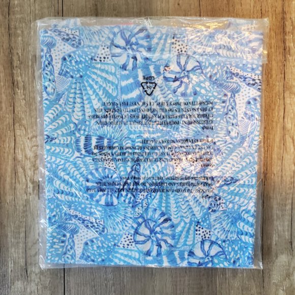 Lilly Pulitzer - Florin Sleeveless Linen Top - Amalfi Blue By The Seashore - L - Picture 3 of 4